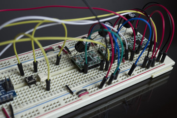 Breadboard stepper driver with wires