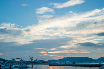 Obraz premium Nice sky and ship