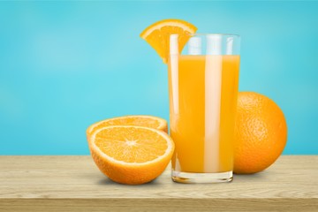 Close-up of fresh drinks isolated on white