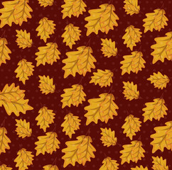 autumn leafs pattern background
