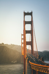 Golden Golden Gate Bridge
