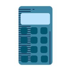 calculator math isolated icon