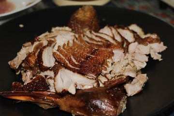 Homemade Roasted Duck.