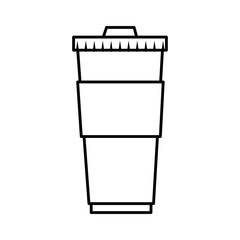 coffee drink in plastic container