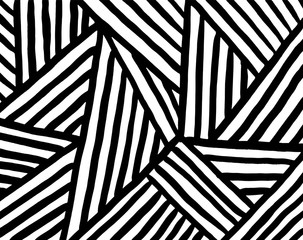 White and black grunge pattern. Background. Brush. Vector. - 223477767