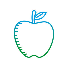 apple fresh fruit icon