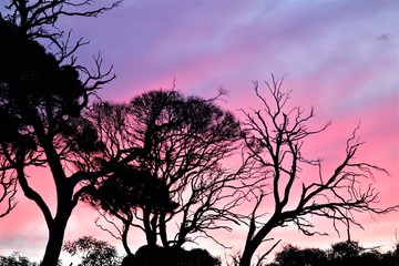 Un-edited Colour Sunset on Phillip Island, Australia