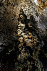 Dripstone column, stalagmite