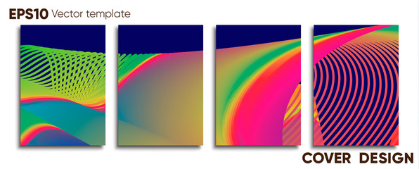 Creative colored cover. Cover design.