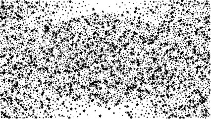 Abstract Background with Many Random Falling Golden Stars Confetti .