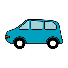 car vehicle isolated icon