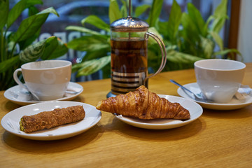 Picture of cakes on a plate.