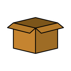 packing box carton icon