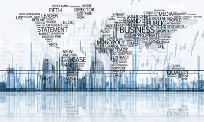 Concept of global communication and networking with world map ov