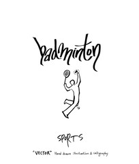 스포츠 포스터 / 손으로 그린 스포츠 그림