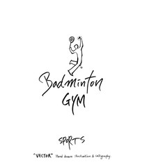 스포츠 포스터 / 손으로 그린 스포츠 그림