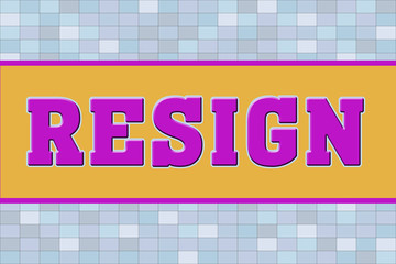 Resign Logo banner