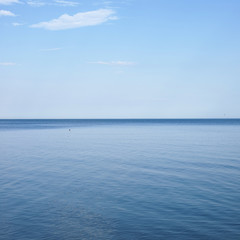 beautiful, calm, clean sea