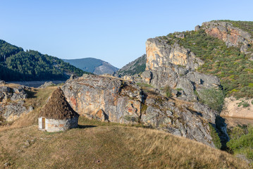 Traditional hut, mountains of Palencia, Spain