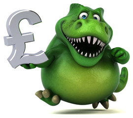 Fun trex - 3D Illustration © Julien Tromeur