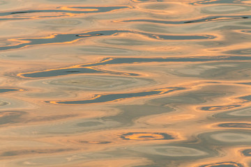 Sunlight on water waves