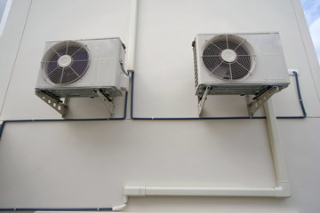 air conditioner outdoor unit or heat Pump Compressor or Condenser Fan for support Air Conditioner...