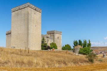 Ampudia Castle, Palencia province, Spain