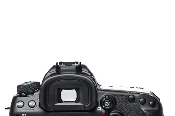 Closeup view of digital camera