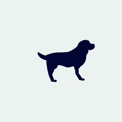 dog icon, vector illustration. flat icon