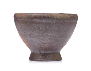 mortar isolated on white background