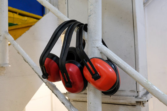 Three Red Ear Muffs