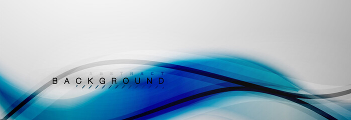 Smooth blur wave background