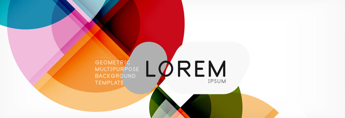 Circle abstract background