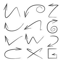 sketch and hand drawn arrows