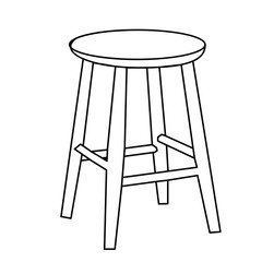 sketch chair, outlines