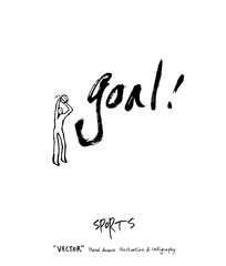 스포츠 포스터 / 손으로 그린 스포츠 그림