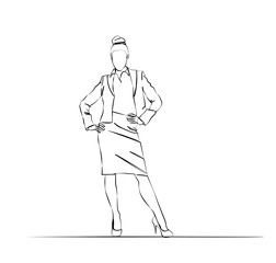 Woman stylish, in a suit. Office man