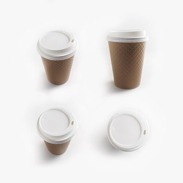 Disposable coffee cups