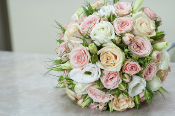 Wedding bouquet. Bride's flowers