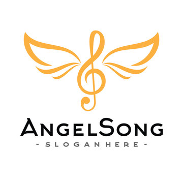 Angel Voice, Singer / Choir logo design inspiration