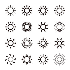 太陽　晴れ　天気　アイコン