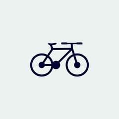 bike icon, vector illustration. flat icon