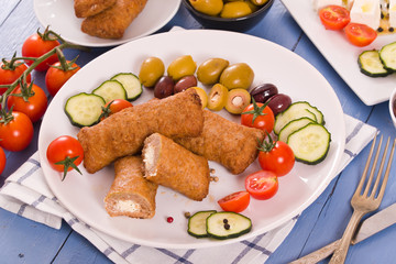 Bifteki greek meatballs.