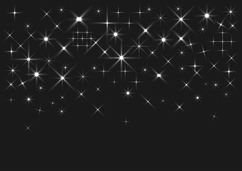 Silver sparkles background