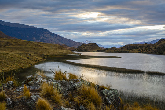 Landscape at the Chacabuco Valley, Parque Patagonia, AysŽn Region, Chile.