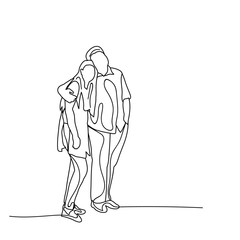 sketch, lines people