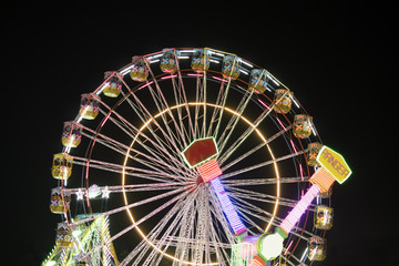ferris wheel at night