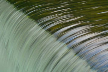 Waterfall up close and moving