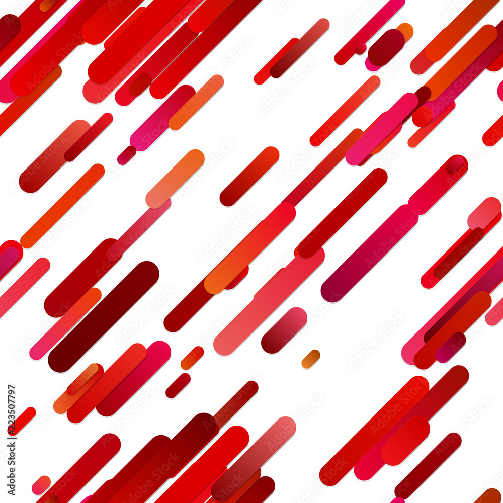 Poster red seamless abstract diagonal gradient stripe background pattern - modern vector illustration