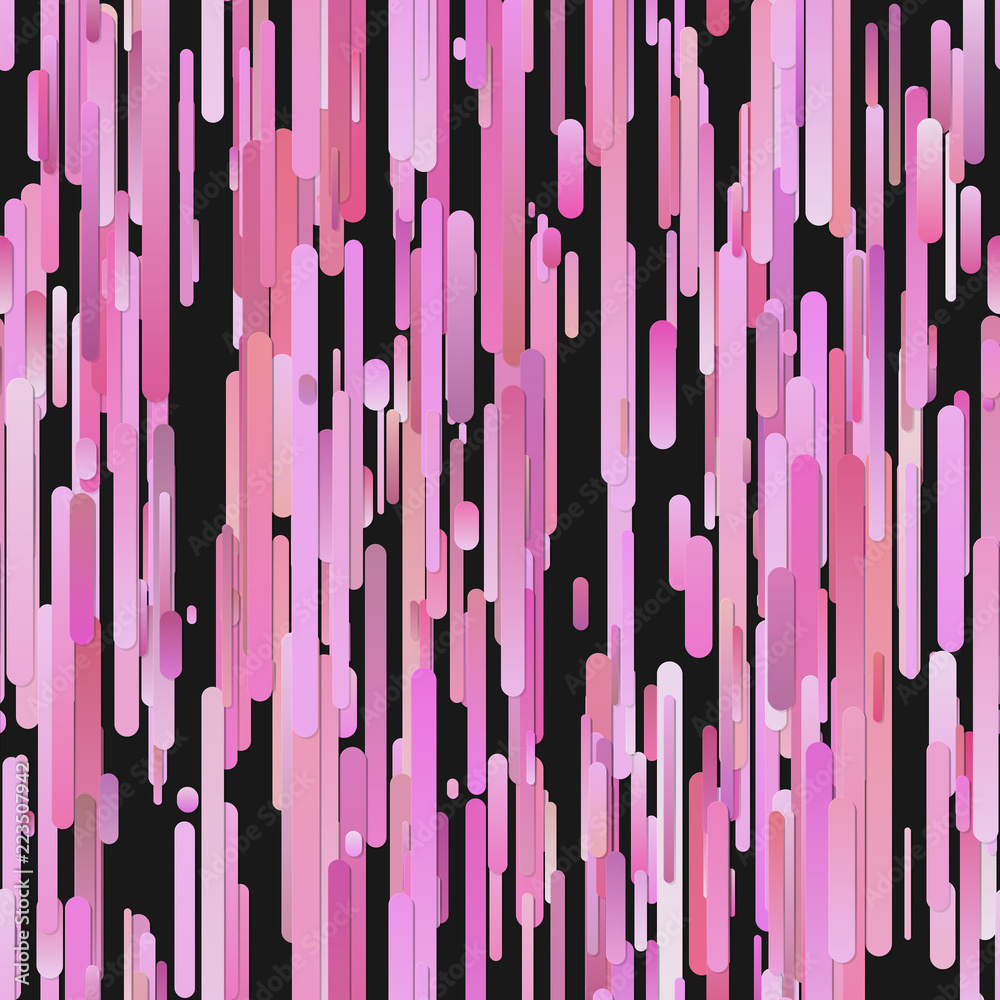 Poster pink trendy abstract gradient background with vertical rounded stripe pattern - vector design